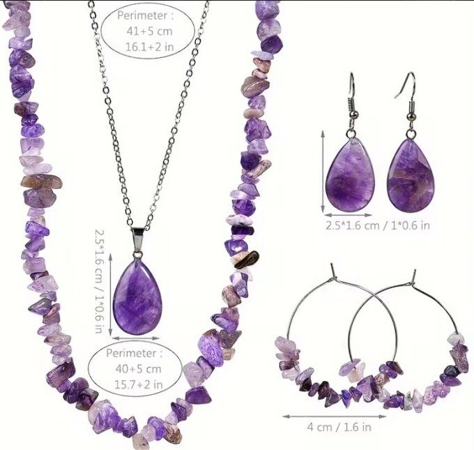 Collier en Oeil du Tigre